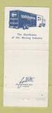Matchbook Cover - North American Van Lines Trucking  30 Strike