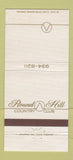 Matchbook Cover - Round Hill Country Club 30 Strike