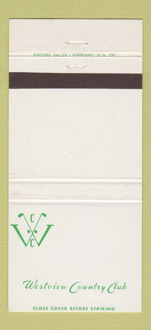 Matchbook Cover - Westview Country Club 30 Strike