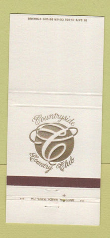 Matchbook Cover - Countryside Country Club 30 Strike