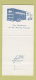 Matchbook Cover - North American Van Lines Trucking Abilene TX 30 Strike