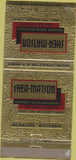 Matchbook Cover - Shea Matson Trade Show Moving Milwaukee 30 Strike