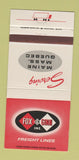 Matchbook Cover - Fox & Ginn Freight Lines ME MA QC 30 Strike