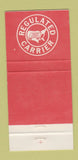 Matchbook Cover - Fox & Ginn Freight Lines ME MA QC 30 Strike
