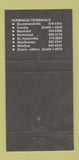 Matchbook Cover - Richmond Transport Trucking Sherbrooke QC WEAR 30 Strike