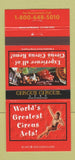 Matchbook Cover - Circus Circus Casino Reno NV girlie 30 Strike