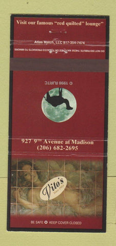 Matchbook Cover - Vito's New York City? Girlie Camel Cigarettes 30 Strike