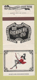 Matchbook Cover Old San Francisco Steak House Houston Dallas Austin TX 30 Strike