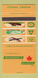 Matchbook Cover - Moloughney's Van Storage Trucking Ottawa ON 30 Strike