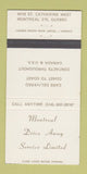Matchbook Cover - Montreal Drive Away Trucking QC 30 Strike