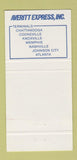 Matchbook Cover - Averitt Trucking Atlanta GA Knoxville TN Memphis 30 Strike