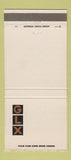 Matchbook Cover - GLX Great Lakes Express Trucking Saginaw MI 30 Strike