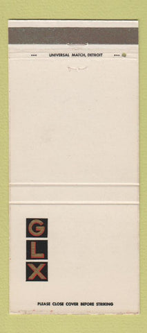Matchbook Cover - GLX Great Lakes Express Trucking Saginaw MI 30 Strike