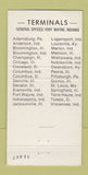 Matchbook Cover - TMX Trucking Transport Motor Express Fort Wayne IN 30 Strike