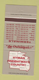 Matchbook Cover - Hyman Freightways Trucking 30 Strike