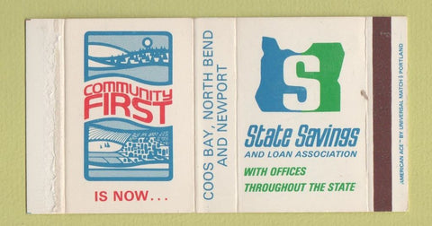 Matchbox - State Savings and Loan North Bend Newport OR