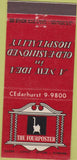 Matchbook Cover - The Fourposter Cedarhurst LI  30 Stick