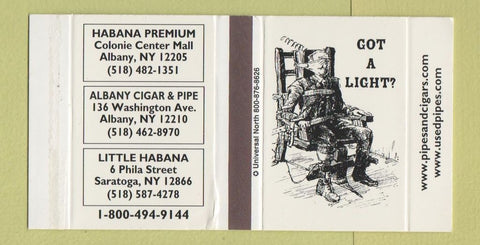Matchbox - Habana Premium Albany Cigar Tobacco NY Saratoga