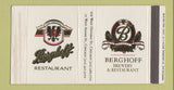 Matchbox - Berghoff Restaurant Chicago IL Beer