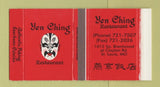 Matchbox - Yen Ching Restaurant St Louis MO Chinese