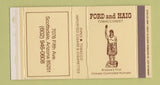 Matchbox - Ford and Haig Tobacco Pipes Cigars Scottsdale AZ Indian WEAR