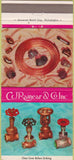 Matchbook Cover - CJ Rainear  and  CO Philadelphia PA valves 30 Strike
