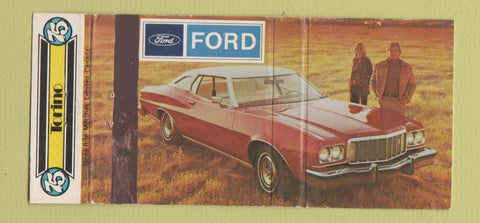Matchbook Cover - 1975 Ford Torino Maruice Lahoud Ste Foy QC 30 Strike