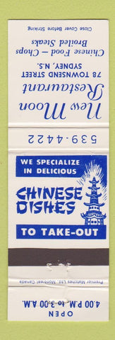 Matchbook Cover - New Moon Restaurant Sydney NS