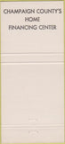 Matchbook Cover - Perpetual Federal Savings Loan Urbana OH 30 Strike