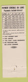 Matchbook Cover - Continental Muskegon Employees Credit Union Muskegon MI