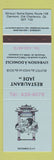 Matchbook Cover - Restaurant Jade Chinese Charlevoix QC