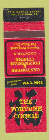 Matchbook Cover - The Fortune Cookie Chinese Philadelphia PA
