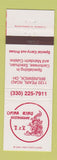Matchbook Cover - China King Chinese Restaurant Brunswick OH
