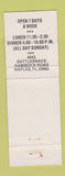 Matchbook Cover - Golden Bowl Chinese Restaurant Naples FL