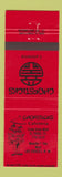 Matchbook Cover - Chopsticks Chinese Cafeteria Las Cruces NM