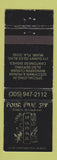 Matchbook Cover - Four Five Six Chinese Restaurant Miami FL WEAR