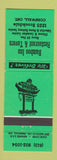 Matchbook Cover - Bamboo Inn Restaurant Tavern Cornwall ON GREEN