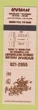 Matchbook Cover - Hunan Pavilion Chinese Restaurant Hollywood FL