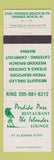 Matchbook Cover - Perdido Pass Restaurant Orange Beach AL WEAR