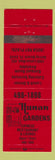 Matchbook Cover - Hunan Gardens Chinese Restaurant Delray Beach FL