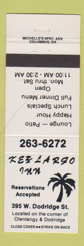 Matchbook Cover - Key Largo Inn Columbus OH