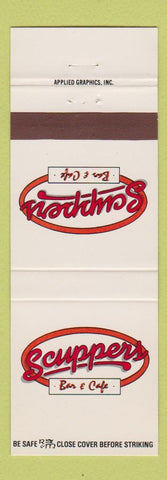 Matchbook Cover - Scuppers Bar Cafe Addison TX Arlington