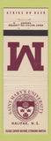 Matchbook Cover - Saint Mary's University Halifax NS