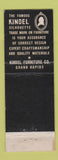 Matchbook Cover - Kindel Furniture Grand Rapids MI Dayton OH LE Mudd