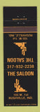 Matchbook Cover - The Saloon Rushville IN