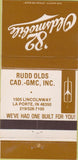 Matchbook Cover - 1982 Oldsmobile Cadillac GMC Laporte IN 30 Strike