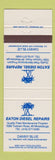 Matchbook Cover - Eaton Diesel Repairs Mississauga ON
