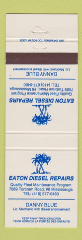 Matchbook Cover - Eaton Diesel Repairs Mississauga ON