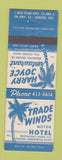 Matchbook Cover - Trade Winds Motor Hotel London ON Harry Joyce