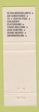 Matchbook Cover - Hilltop Motel Wisconsin Dells WI